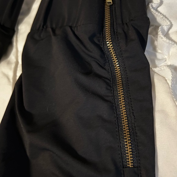 ZYIA Black Everywhere Joggers with Gold Zipper - Picture 2 of 5